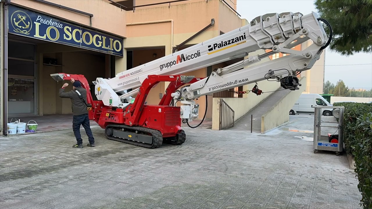 Piattaforma ragno 37 metri xtj Palazzani