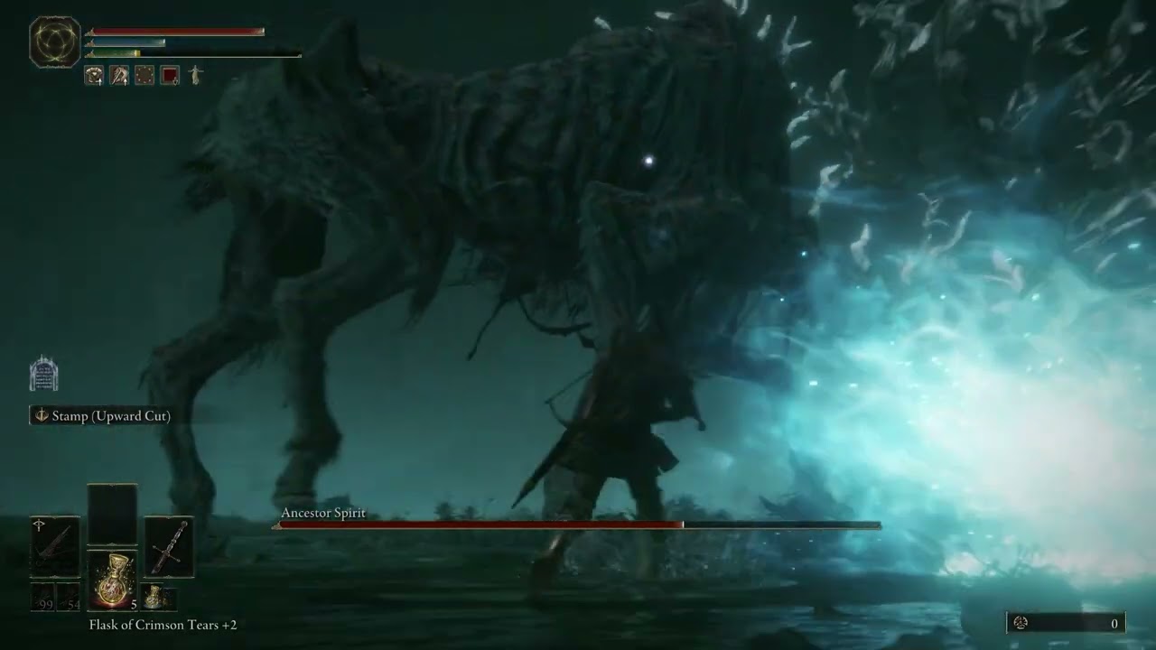 how to beat ancestor spirit with just a casual greatsword