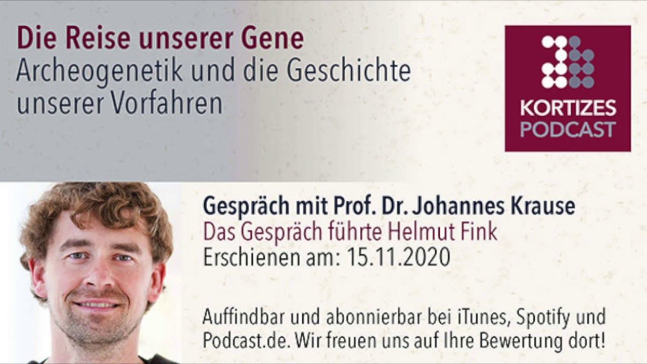 Prof Dr Johannes Krause Die Reise Unserer Gene