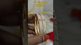 Impon double line Bangles 8248177897 #sujacreations #jewellery #imponjewellery