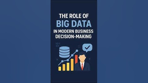 The Role of Big Data in Modern Business Decision Making #bigdata #ai #businessgrowth