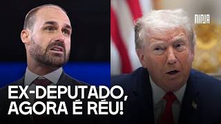 🔥Eduardo Bolsonaro vira réu no mesmo dia que o Supremo dos EUA derrubam tarifaço de Trump!🔥