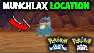 WHERE TO GET MUNCHLAX ON POKEMON BRILLIANT DIAMOND AND SHINING PEARL