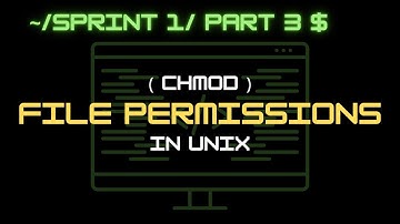 File Permissions in #Unix (chmod)