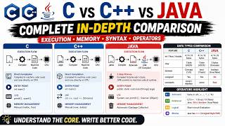 C vs C++ vs Java: The Deep Technical Comparison Nobody Explains