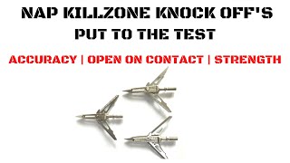 Testing 'Knock Off'  NAP Killzone Broadheads | The Results Will Surprise You by Georgia Assassin 923 views 1 year ago 12 minutes, 50 seconds