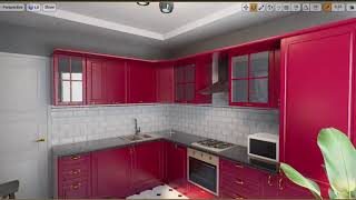 Динамическое освещение с помощью Ray Traycing в Unreal Engine 4 в конфигураторе кухонных интерьеров