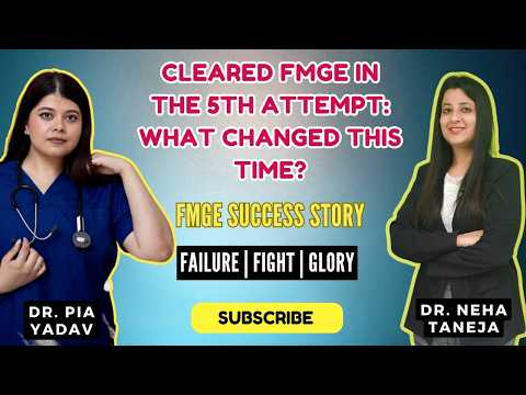 From 4 Failures to FMGE Success | What Finally Changed in Her 5th Attempt?#fmge #neetpg #motivation