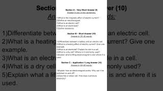 Heating and Magnetic Effect of Current