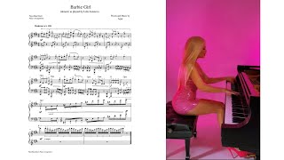 Barbie Girl - Lola Astanova - piano solo music sheet