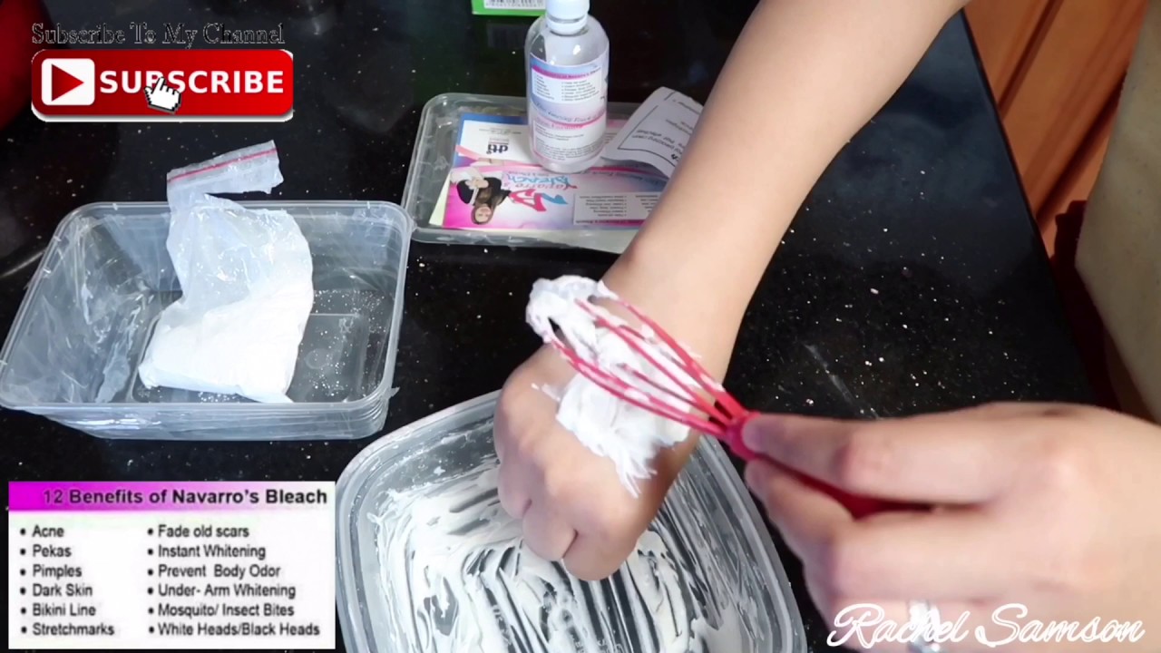 HOW TO USE NAVARRO'S bleach & DEMO RESULTS YouTube