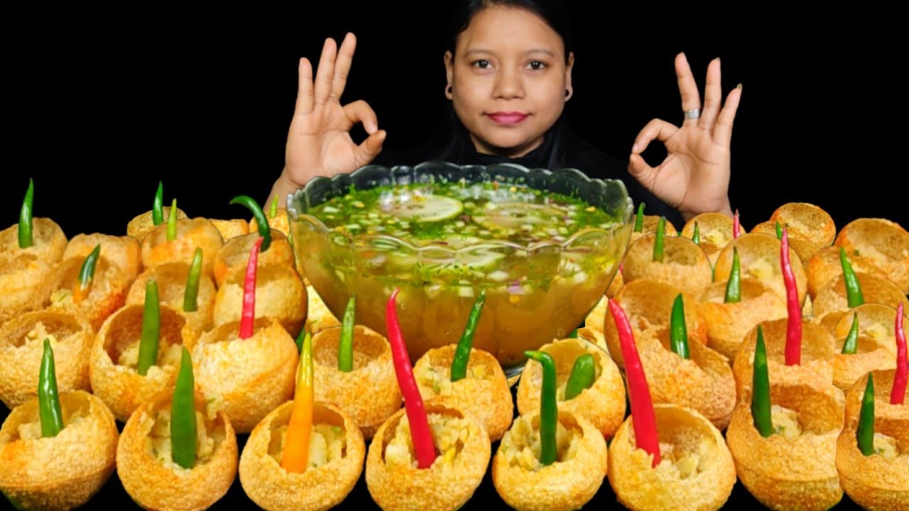 Asmr Eating Spicy Pani Puri Challenge | Golgappa Challenge | Fuchka Challenge | Panipuri Eating Asmr