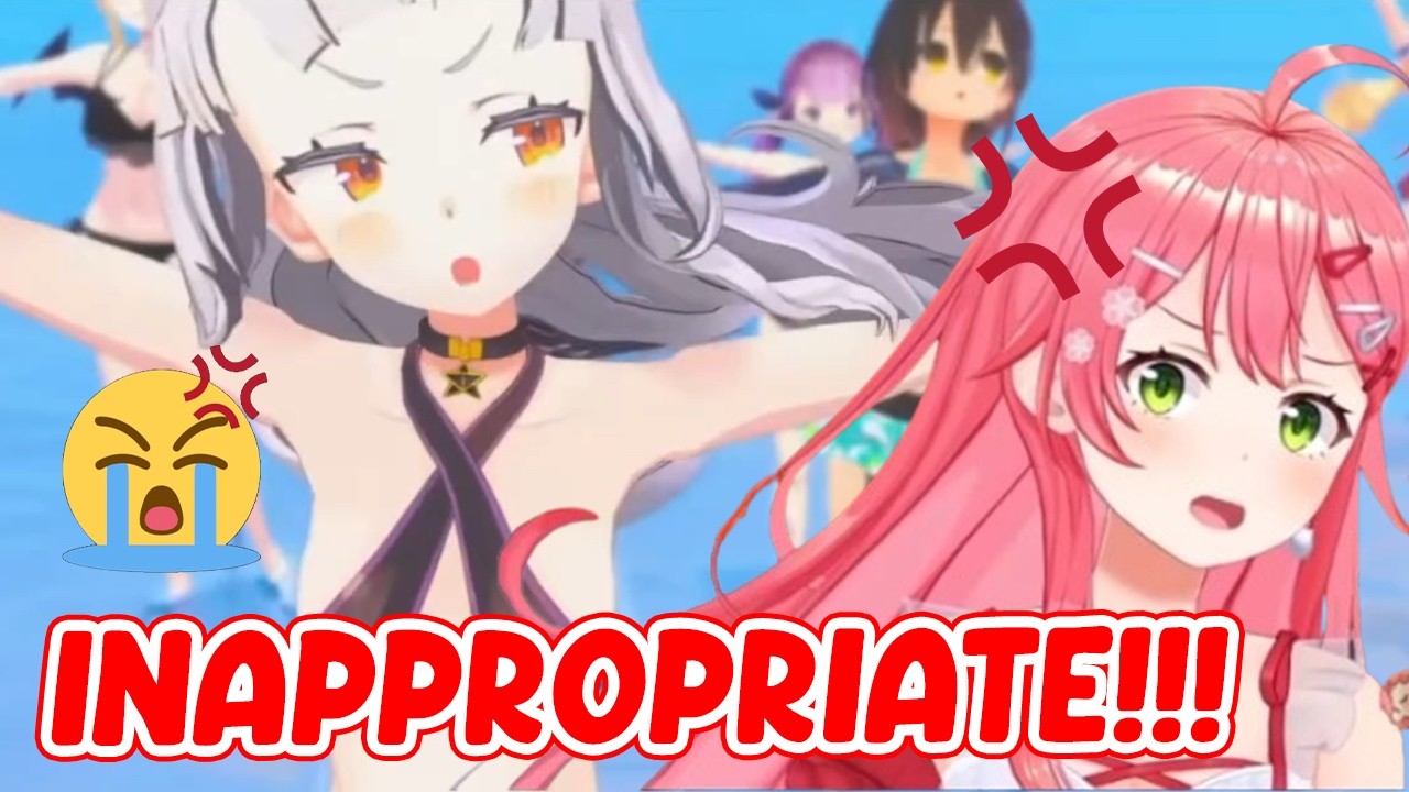 Miko Watches the First Hololive Summer and Finds Shion's Swimsuit