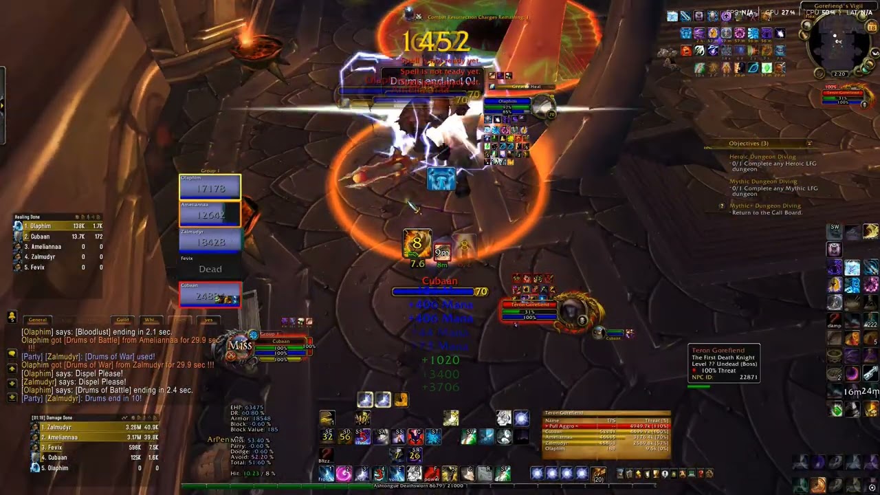 Wow ascension 5 man Gorefiend heroic in Black Temple 