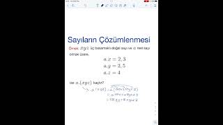 Yks Tyt Kpss Matematik Sayıların Çözümlenmesi Soru Çözümü 32