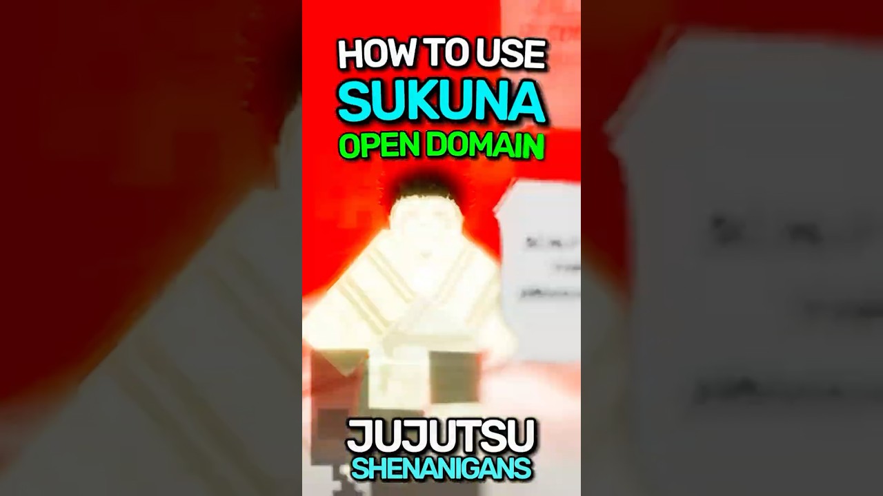 JJS SUKUNA OPEN DOMAIN EXPANSION TUTORIAL #jujutsushenanigans #jjs
