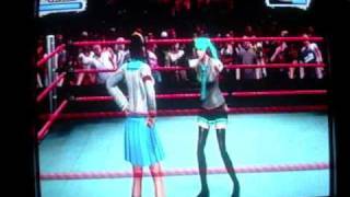 Wwe Smackdown Vs. Raw 2009 Caw Match Haruhi Suzumiya Vs. Miku Hatsune