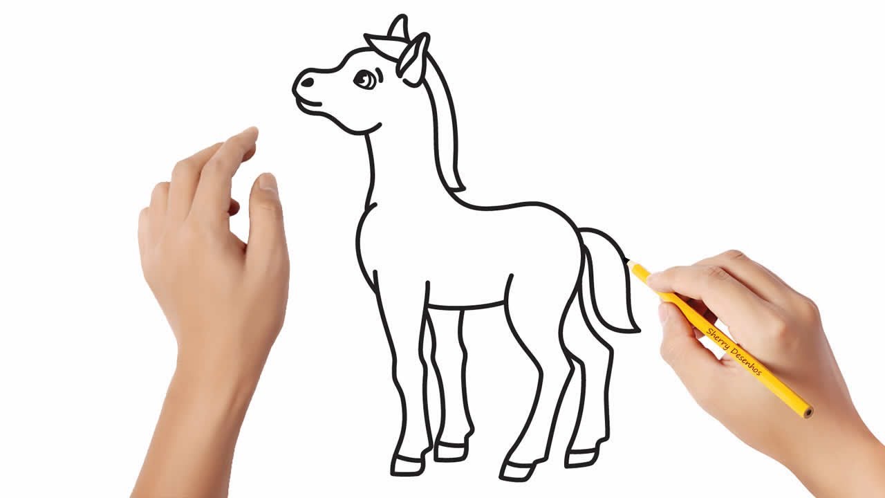 Como desenhar um cavalo