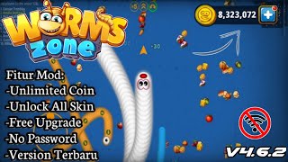 Game Cacing Yang cocok buat Santai di Rumah - Worms Zone Mod Apk Version Terbaru (No Password) screenshot 1