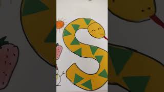 letter s craft for preschoolers #diy #craft #simple