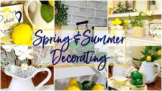 NEW*DECORATE WITH ME! / DINING ROOM MAKEOVER / FAUX BRICK WALL / LEMON DECOR IDEAS / ROBIN LANE LOWE