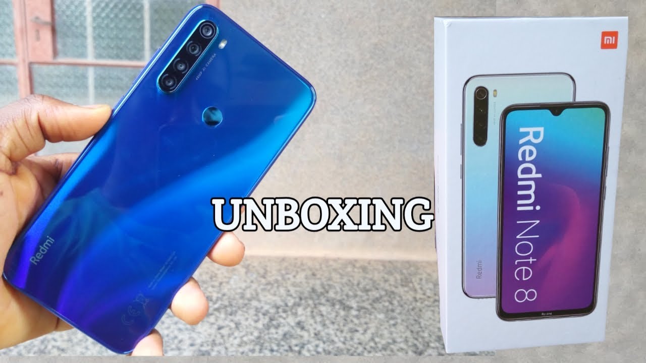 Xiaomi Redmi Note 8 Unboxing (English) & First Impressions