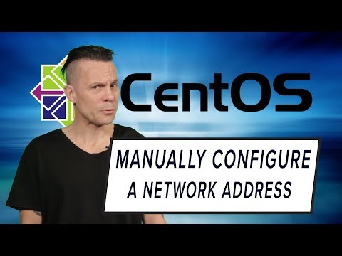 How to configure a static CentOS 8 network address from the command line