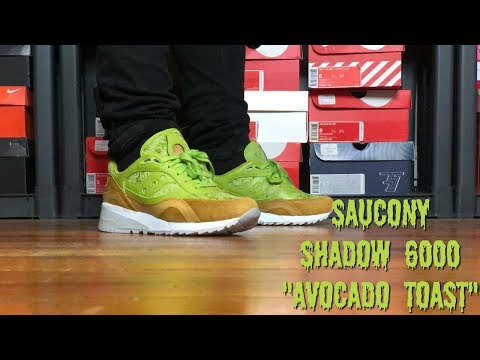 saucony shadow 6000 avocado toast