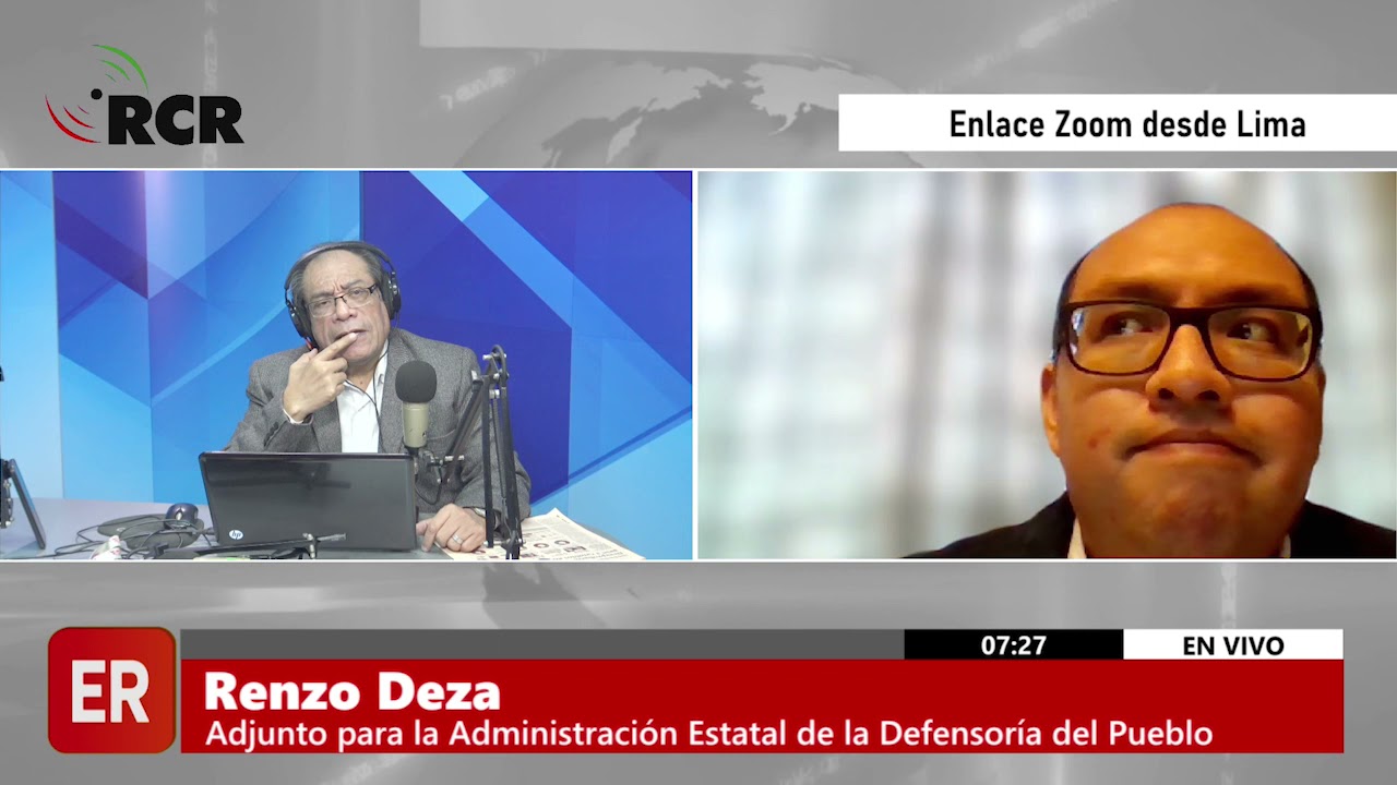 ENTREVISTA A RENZO DEZA, ADJUNTO PARA LA ADMINISTRACIÓN ESTATAL DE LA DEFENSORÍA DEL PUEBLO