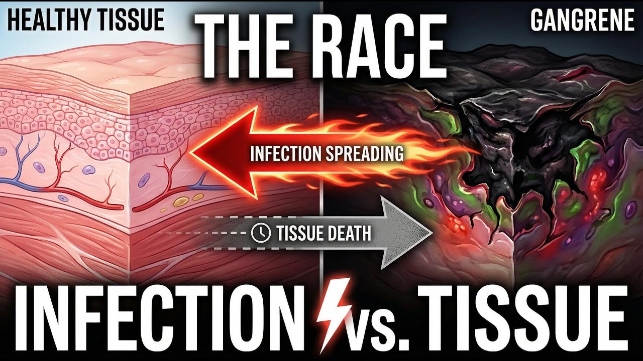 Gangrene Explained | Why Infection Spreads Faster Than Tissue Death