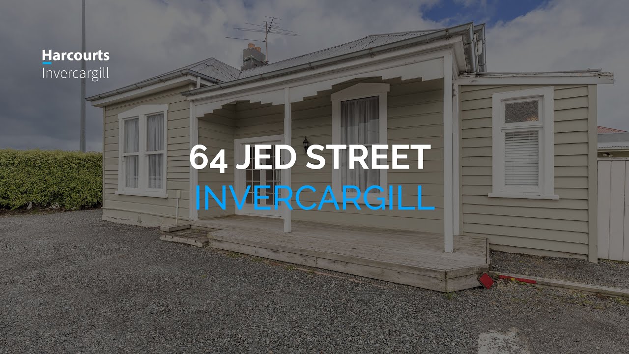 FOR SALE 64 Jed Street, Invercargill Harcourts Invercargill YouTube