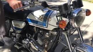1973 Norton JPS cold start
