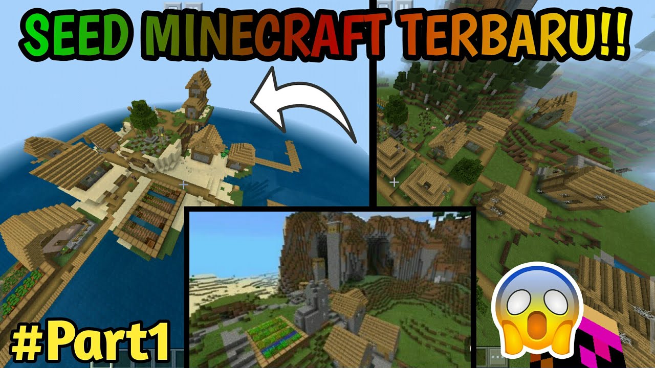 SEED KEREN TERBARU UNTUK MINECRAFT PE YouTube