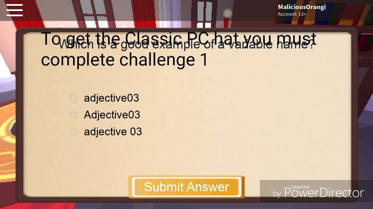 Roblox Creator Challenge Pc Hat