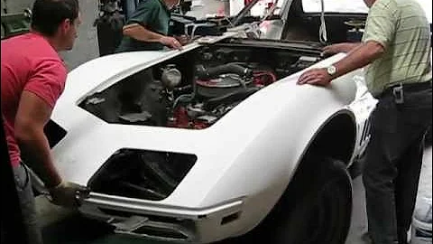 C3 Corvette (1969 Coupe) Body Removal