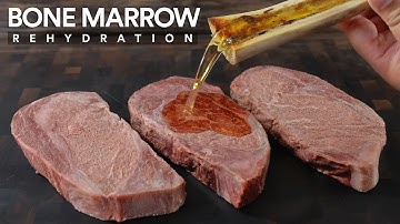 Experiment met REHYDRATATIE van beenmergsteak | Guga Foods