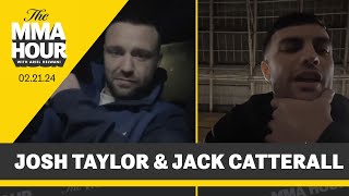 Josh Taylor, Jack Catterall Spar In Heated Face-To-Face Before Rematch | The MMA Hour