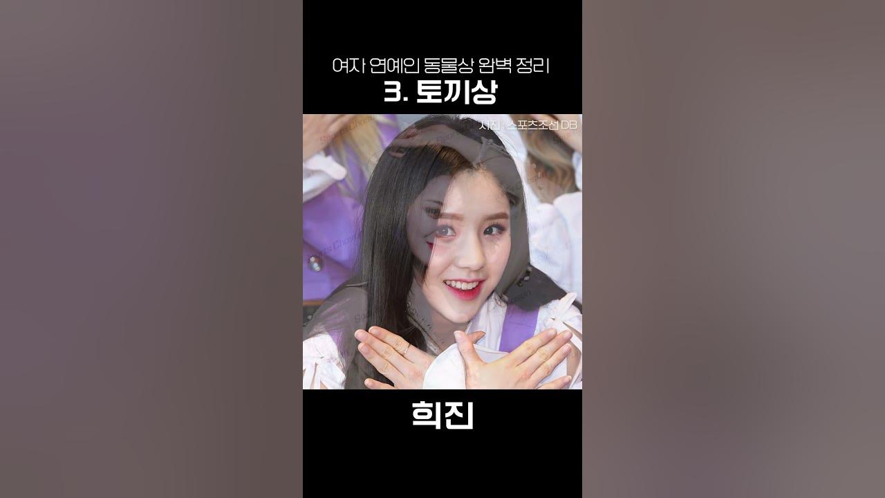 여자 연예인 동물상 완벽 정리 - Youtube