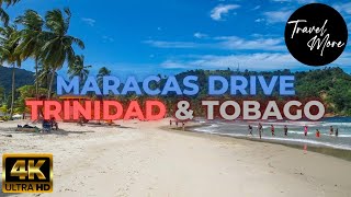 [4K] Scenic Drive Mt. Lambert to Maracas Beach, Trinidad & Tobago