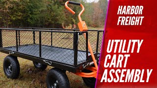 Harbor Freight Utility Cart Assembly Step by Step