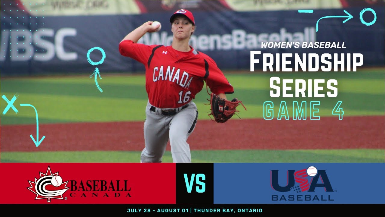 Women's Baseball Friendship Series Game 4 YouTube
