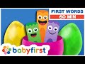 Toddler Learning Video Words w Color Crew & Larry | Learn ABC Alphabet & Animal Sounds | BabyFirst