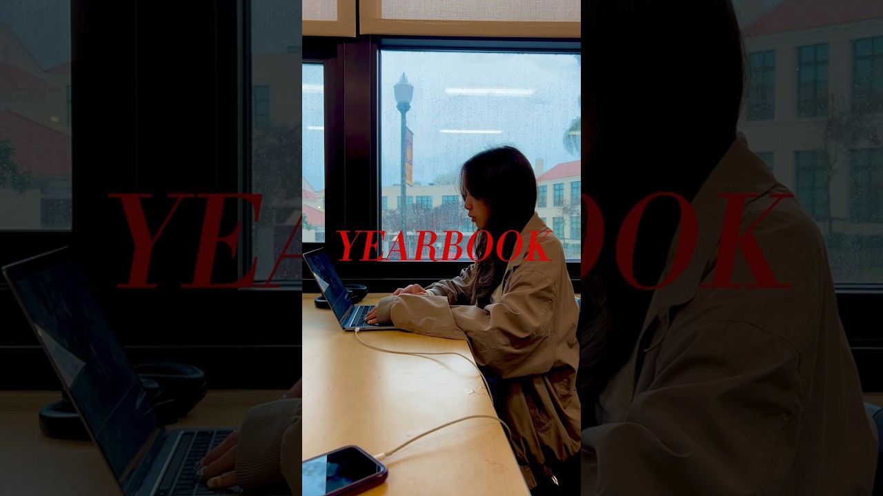 Rainy day high school yearbook advertisement
