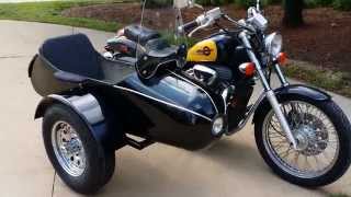 Classical RocketTeer SideCar Fits Harley Kawasaki Honda Suzuki From SaferWholesale.com