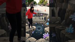 This 3D Street Art Illusion Will Trick Your Brain! #illustration  #art #illusion #edit #viral #fyp