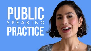 The best way to practice public speaking is ALONE in 6 Steps!