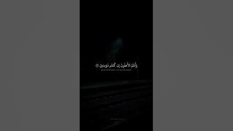 وَلا تَهِنوا وَلا تَحزَنوا وَأَنتُمُ الأَعلَونَ - محمد صديق المنشاوي - سورة آل عمران