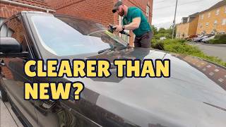 I Tried Machine Polishing My Windscreen With Bilt Hamber Re-View | Range Rover Detailing