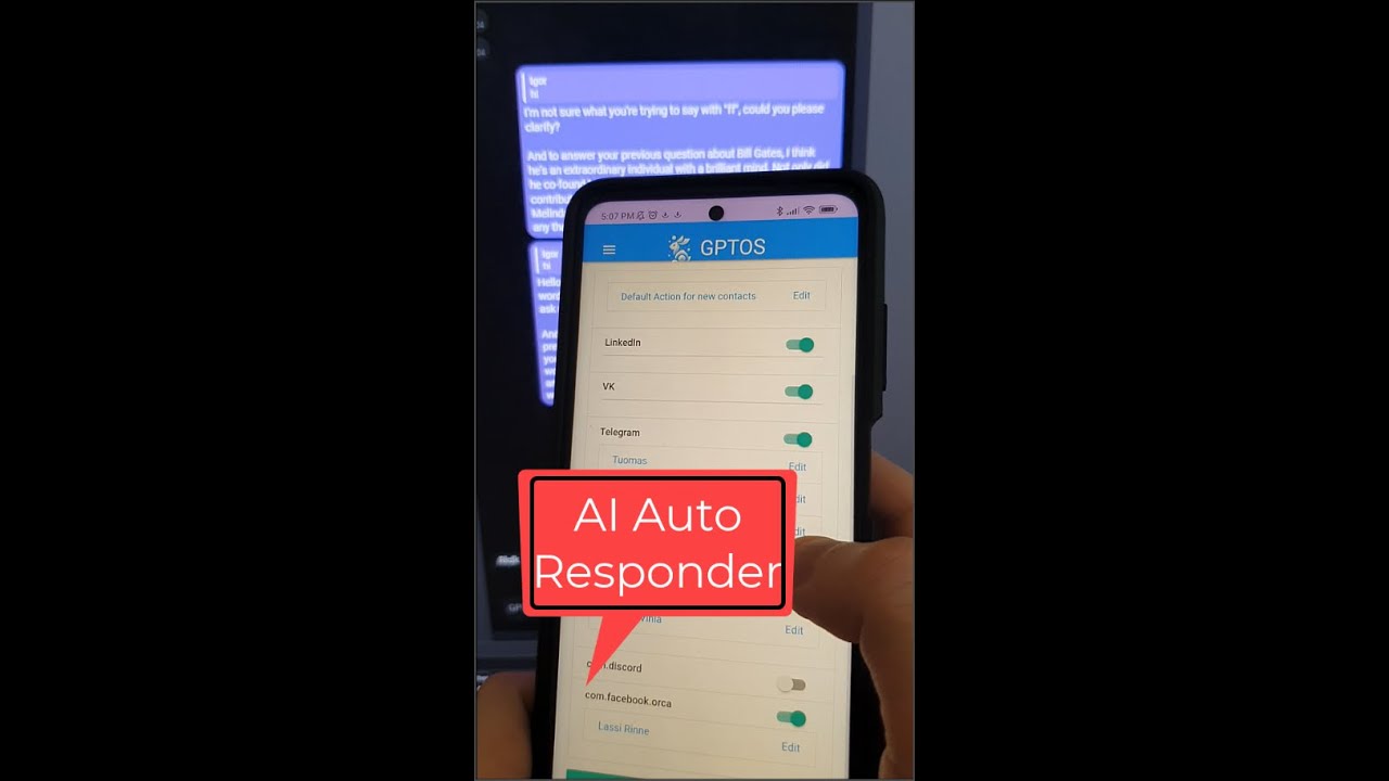 This AI Automatically replies messages on any chat app! - YouTube