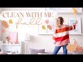 FALL CLEAN WITH ME | Create a cozy + clean space! ✨🍂